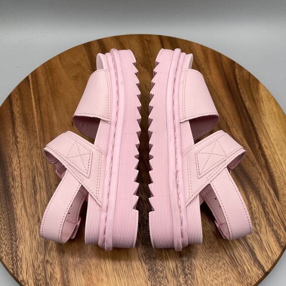 Dr Martens Voss Mono Sandals Womens Size 5 Chalk Pink Leather Straps Casual - Picture 6 of 8